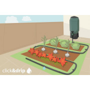 Click & Drip Irrigation System - Complete Plant Watering Kit