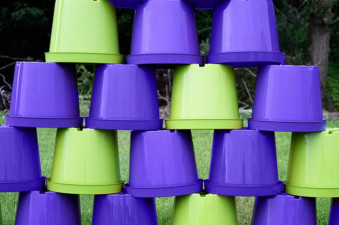 Pack of 3 Bright Plant Pots