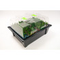 Using coloured mesh pots in your Hydropod can help to identify different species of cuttings.